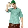 Camicia a quadri verde