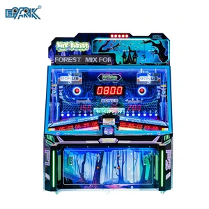 Metal Money-Earning Lottery Game Machine Forest-Themed Arcade Game in English