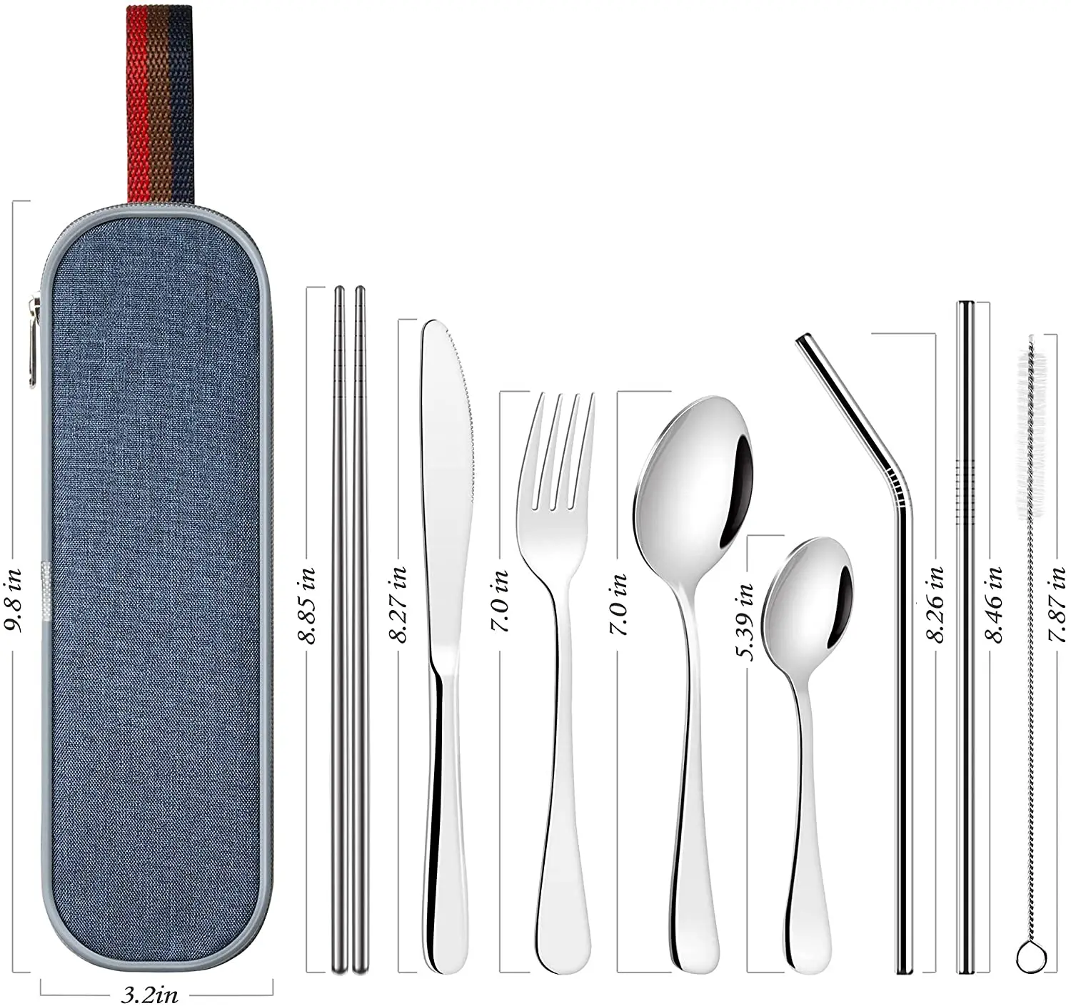 Nouveau 12x Cuillère Fourchette Couteau Camping Ustensiles de cuisine Fourchette Combo Travel Gadget cutlery 