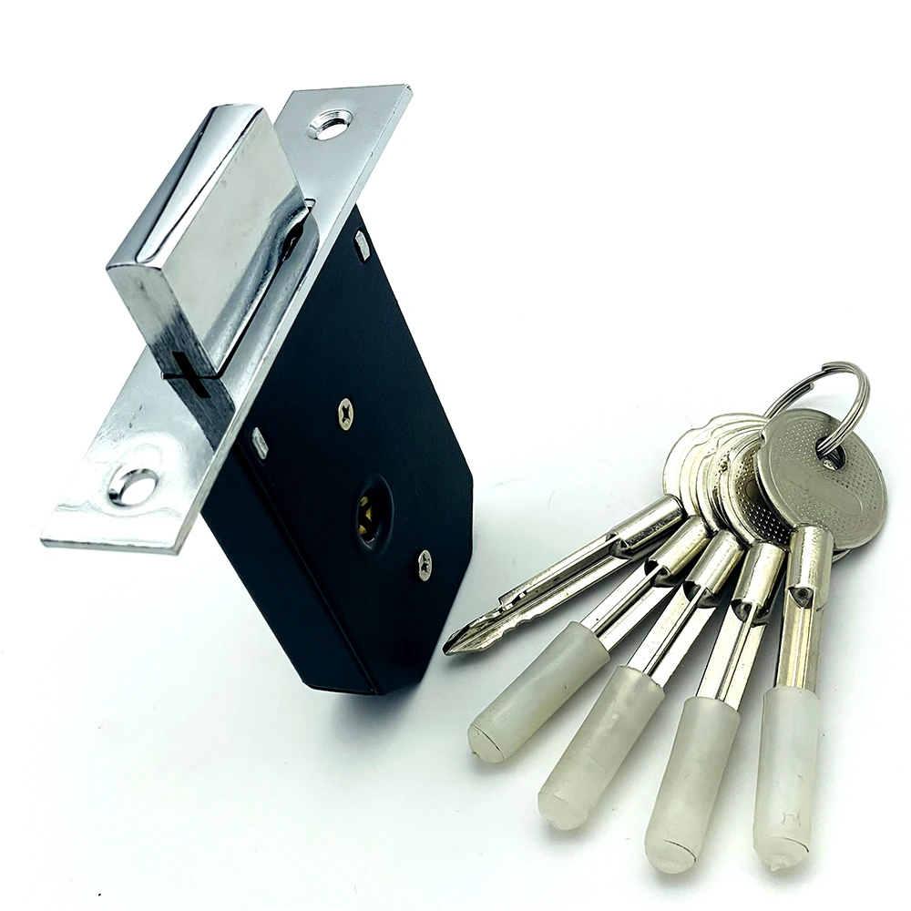 Euro Standard Cross Key Open Single LatchDeadbolt Door Lock Body