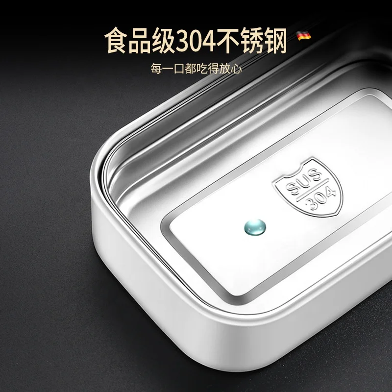 Bento Box Termico In Acciaio Inox – Contenitore Porta Pranzo Portatile Con Manico Pieghevole (700-2800 Ml)