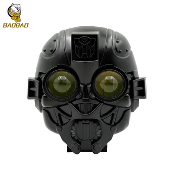 Baobao Lighting bb1676 12V-24V skull Motorcycle fog Headlamp strobe White and yellow flash led spot light For Motor Light