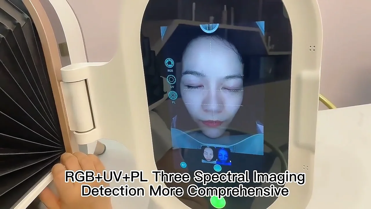 マジックミラーマックスフェイシャルスキャン分析機 Magic Mirror Max Facial Analyzer & Skin Analysis Machine