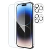 1 clear screen protector +1 lens protector