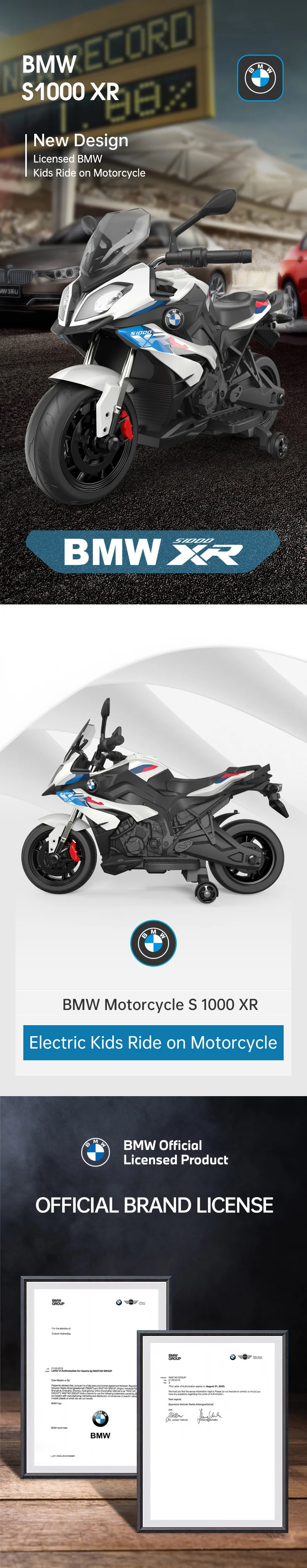 Rastar Bmw Electric Kids Ride On Motorcycle 121v 6v Ride On Toy Car