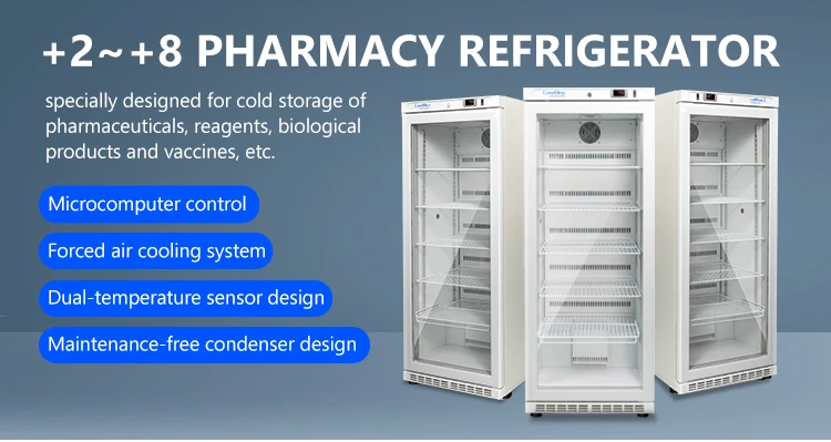 2~8 Degree Vaccine Refrigerator Pharmacy Refrigerator Pharmaceutical ...