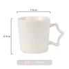 Glossy white star handle