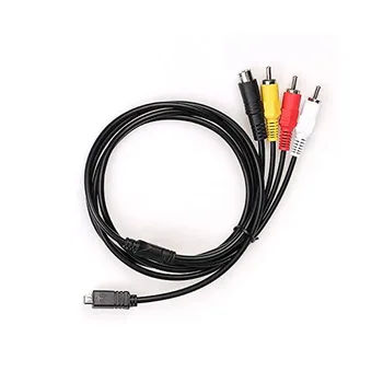 Câble RCA 1,5m Mâle Vers Jack 3.5mm + Adaptateur OMTP/CTIA – Idéal Caméscope, Grabber VHS, Mini DV