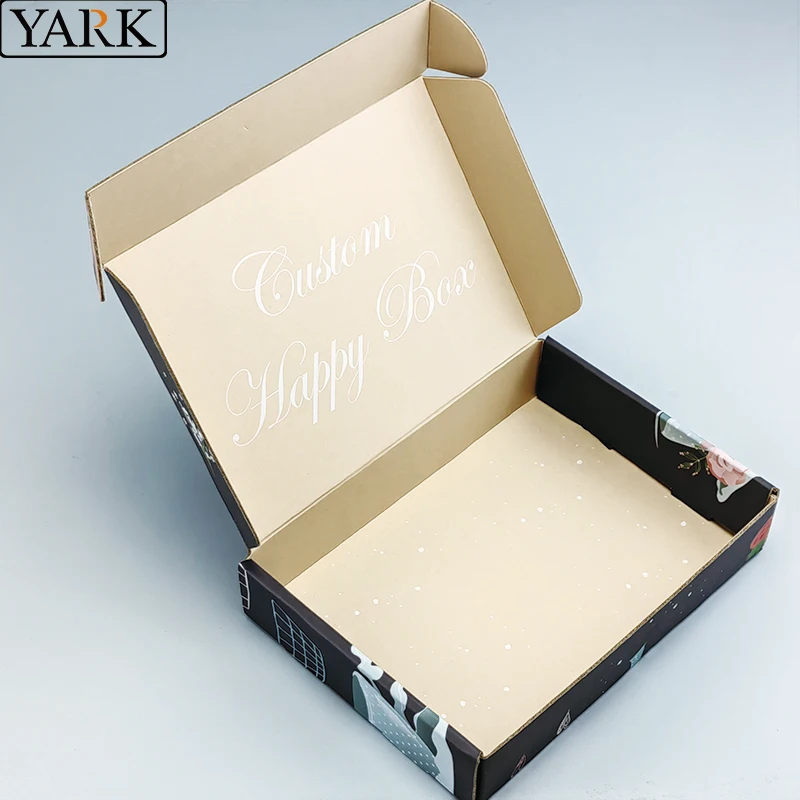 Custom Printing Corrugated Cardboard Underwear Mailer Box Foldable