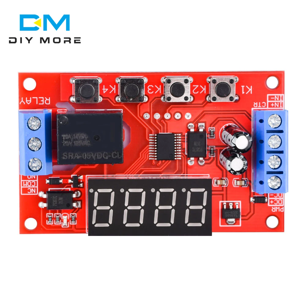 Modulo Rel&egrave; Temporizzatore DC 5V 12V 24V 10A &ndash; Interruttore Timer 32 Modalit&agrave;, Cina