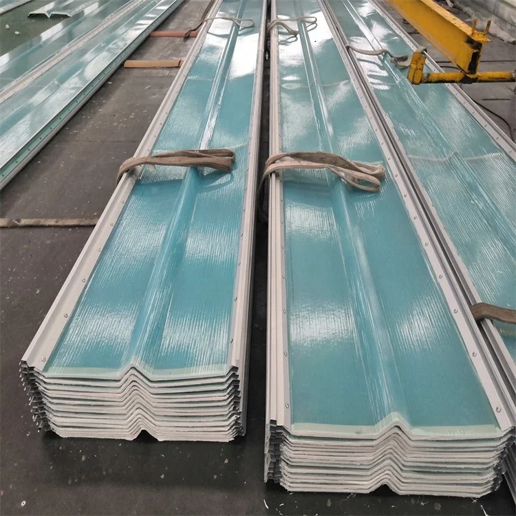 Soundproof Heat Resistant Roofing Sheets Frp Lighting Panel Skylight