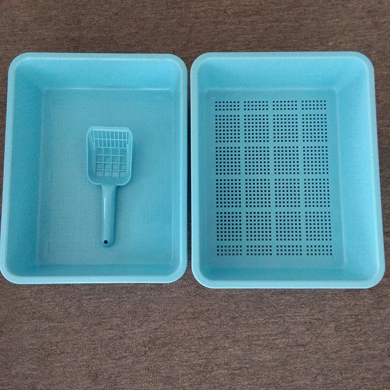 Factory Direct Eco-friendly Durable Box Cat Litter Tray Cat Toilet