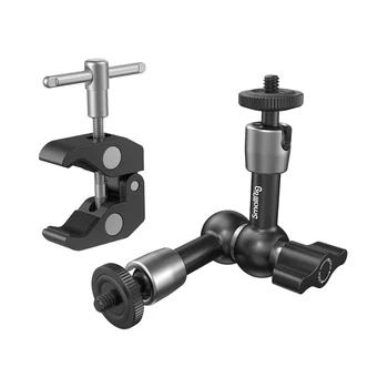 For SMALLRIG KBUM2730 5.8 Inches Adjustable Magic Arm Super Clamp 1/4\" 3/8\" Thread for LCD Monitors/LED Lights Camera