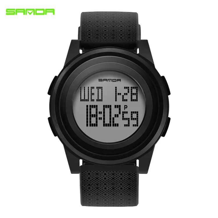SANDA 337 Stylish Ready Made Ornate Top Quality New Design Original Factory Price on Sale Personalized Men Watch Silicone Strap