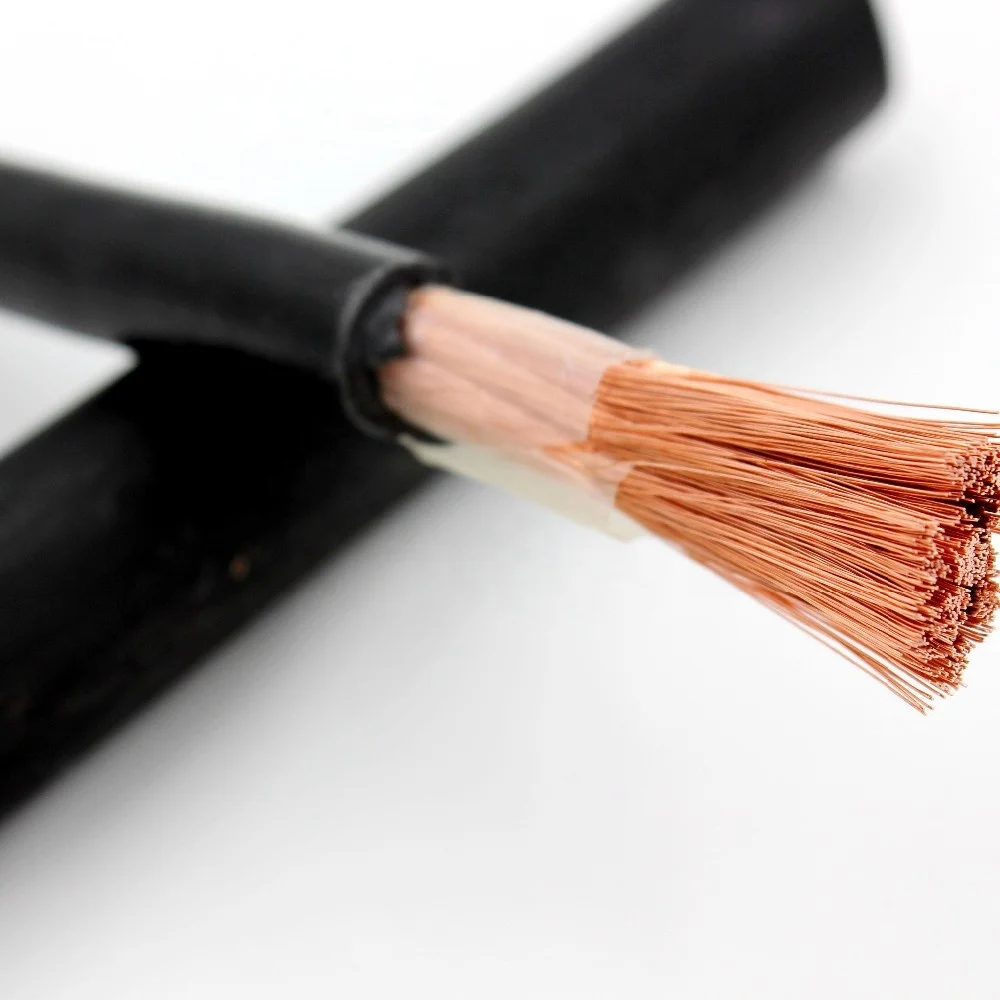 Single Insulated 16 25 35 50 70 95 120 Sq mm Copper Welding Cable