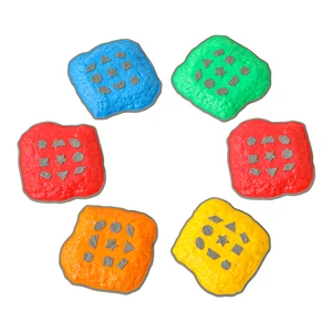 Newly Upgraded mars Multicolor Plastic Balance Stepping Stones Early Education Sensory Toy Plastic Step Stones