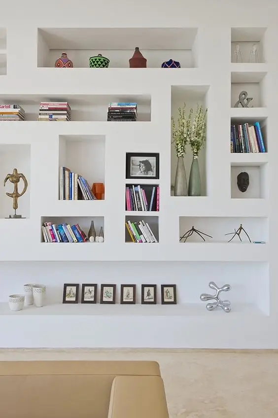 ISO 9001 Certificate Wooden High Bookshelf Modern Design Display Bookcase