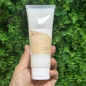 Natural Rice Skin Care Set Organic Gel Face Wash for Brightening and Moisturizing Whitening Facial Wash Custom Skin Care