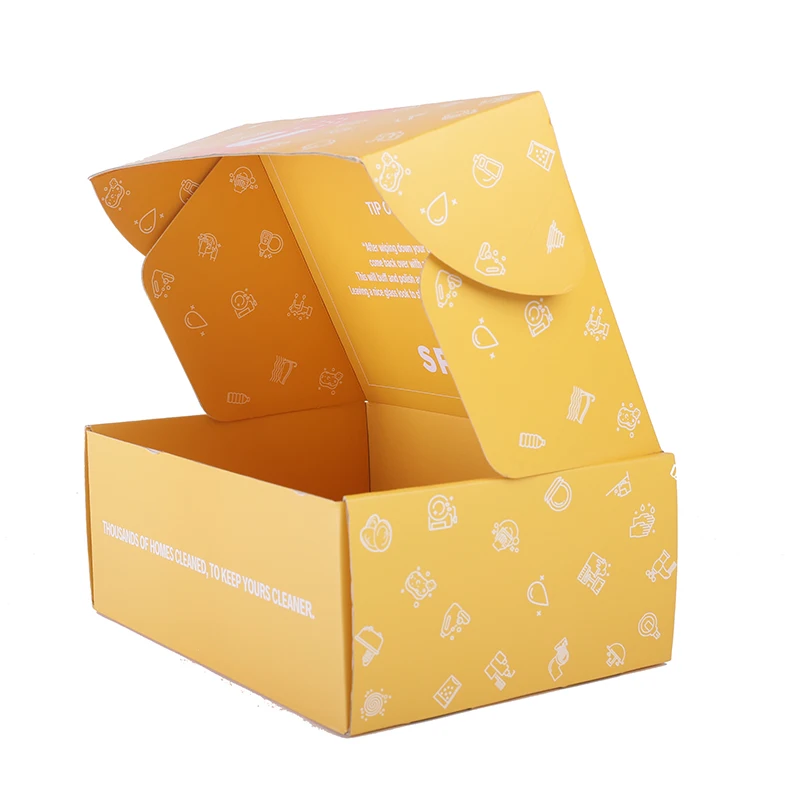 Feuille d'or Taille personnalisée emballage cadeau Fpg boîte à