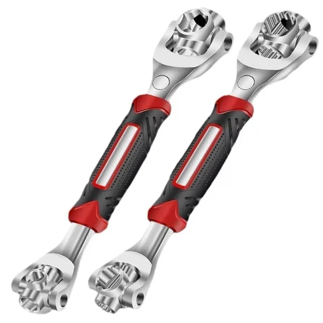 52-in-1 German Universal Wrench Set W/ Hex Keys Multi-Function Socket Tool Precision Torque Spanner Customizable Plum Blossom