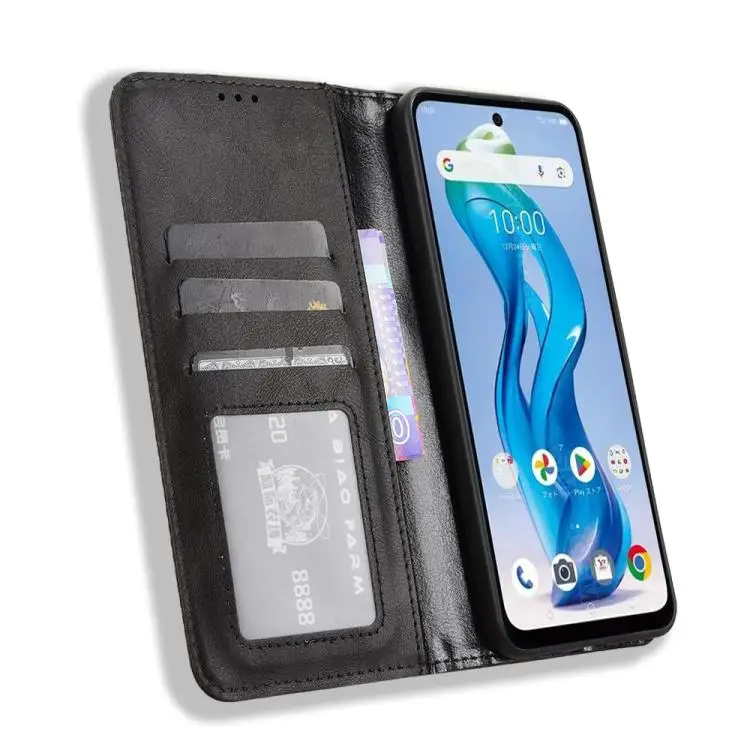 Magnetic Buckle Retro Leather Phone Case for ZTE Nubia S 5G A403ZT