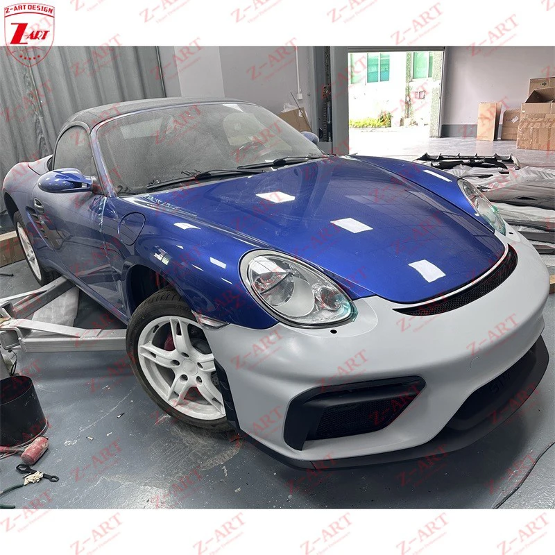 専用 パーマーS Z-ART 718GT4フロントバンパー (ポルシェ用) 987.1フェイス