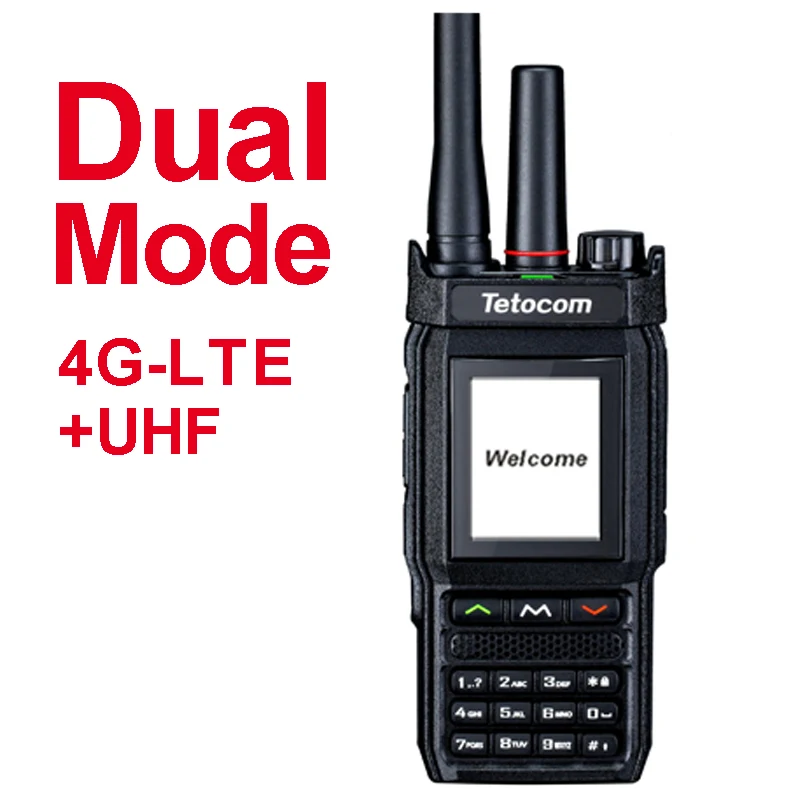 Dual Mode Global Network POC +UHF  LTE 4G Walkie Talkie 100KM Unlimited Talk Range Bluetooth Earphone Woki Toki  K25BS