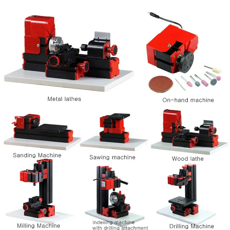 8 in 1 mini lathe outlet machine