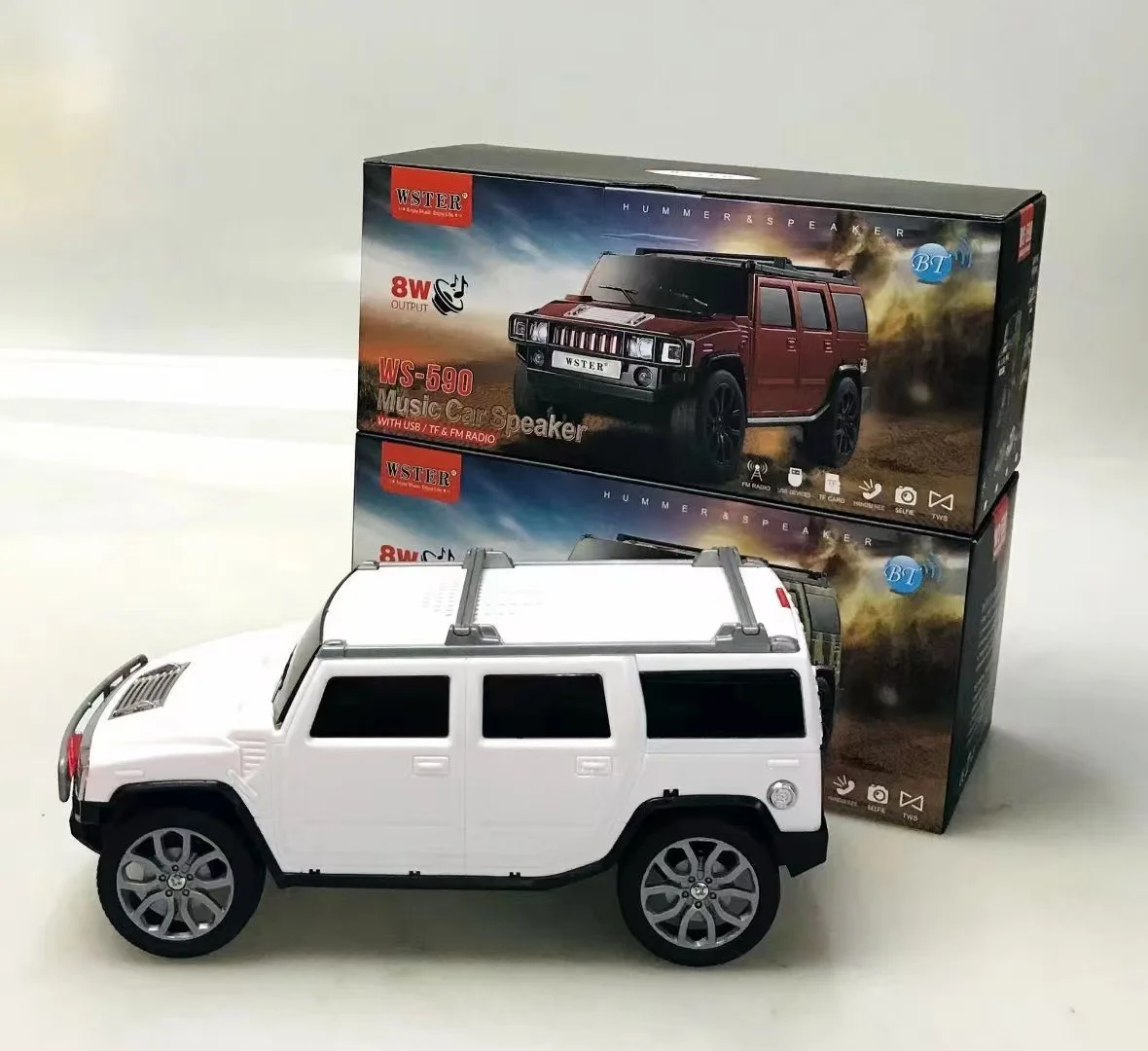 Новый дизайн WS-590 портативный H5 беспроводной автомобильный караоке TWS BT динамик с