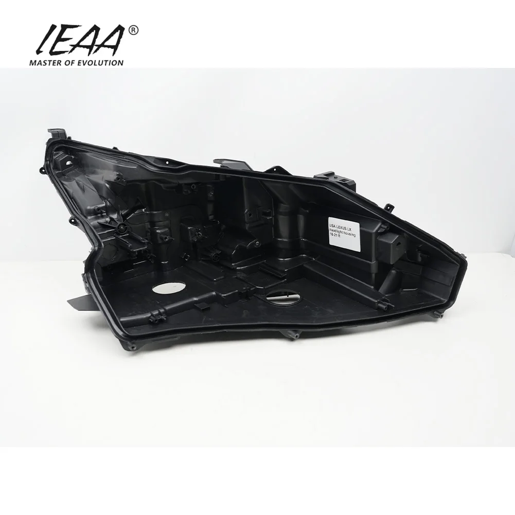 Car Headlight Housing for lexus LX LX570 Triple Lens 3 Eyes 2016-2021 Housing Back Base Headlight Black Rear Shell
