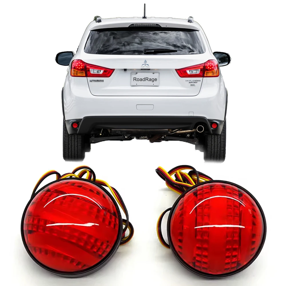 thumbnail image 2 of Rear Bumper Tail Fog Light Lamp For Mitsubishi Outlander MK2 2006-2012 - Left Or Right Side Replacement 2 of 12
