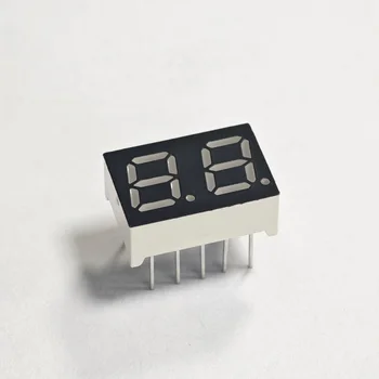 0.28 Inch 2 Digit 7 Segment Led Display Yellow Light SMD Common Cathode High Brightness for Electronic Scale Counter