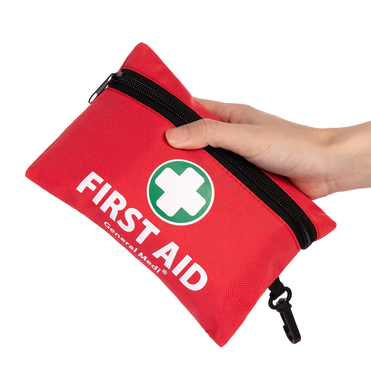 General Medi 110 Pieces Travel Survival First Aid Emergency Kit Small Bag First Aid Products Medical Waist First Aid Kit Bag