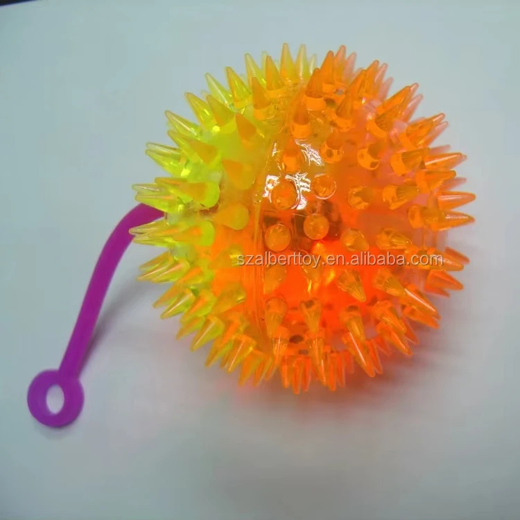 yoyo Two Tone Flash Spiky Bounce Ball