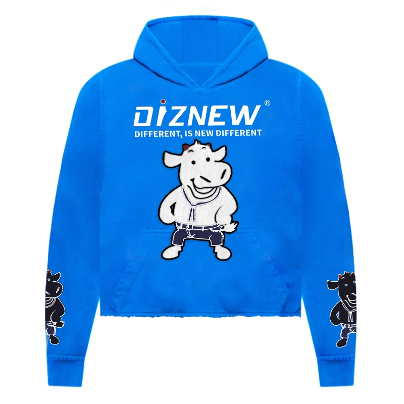 DiZNEW Custom logo Cotton men's hoodie Sweatshirt Jogger Clothing High quality hoodie Street hip hop men's hoodie factory