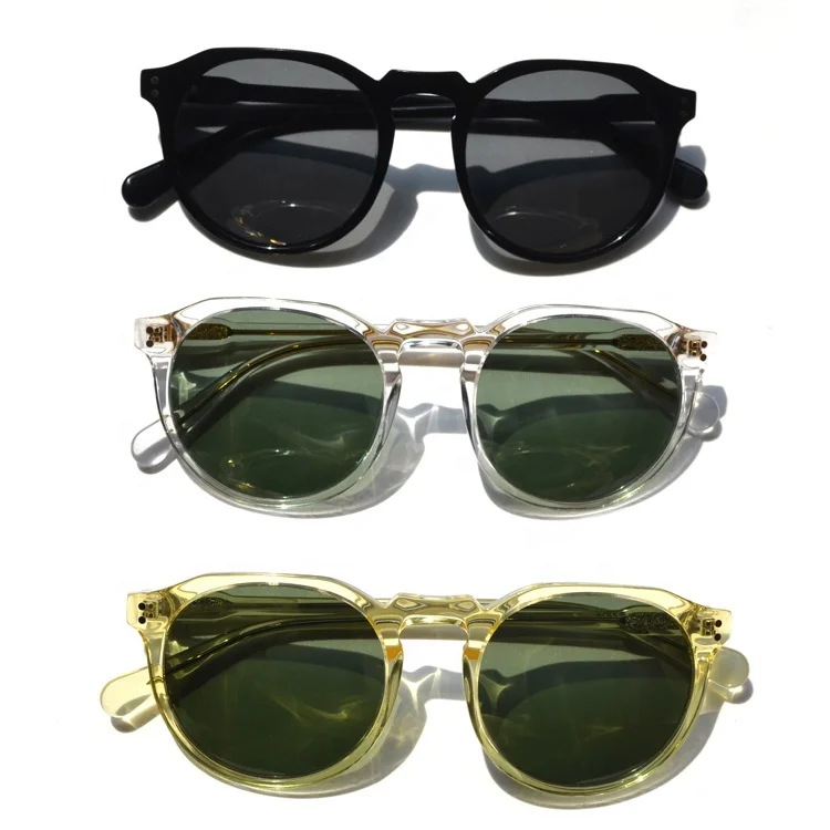 China Factory Custom CE Private Label  Men Acetate Polarized Sunglasses