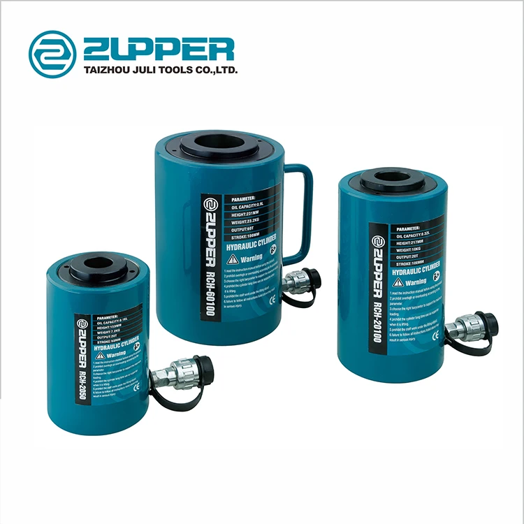 ZUPPER RSC10100 10 Ton Hydraulic Jack Cylinder Single Hydraulic Steel