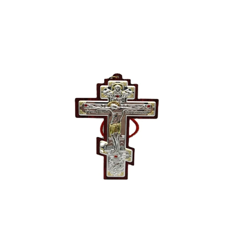 
Православный крест, уникальный дизайн, кулон, Святого Бенедикта, Иисуса, крест, изысканный религиозный кулон, распятие 