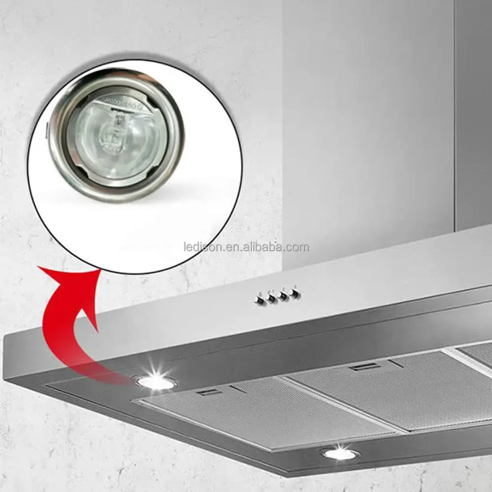 65mm Kitchen Hood Light Bulb 20w Hole 50mm 21/8 Inches 12v Ac Halogen