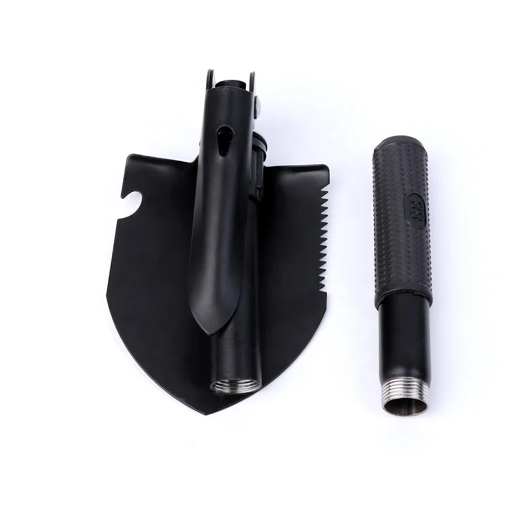 Туристическая тактическая садовая лопата, многофункциональная портативная складная лопата для самообороны и выживания