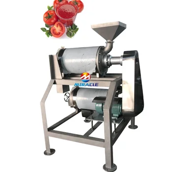 Stainless Steel Pear Juice Pulp Extractor Machine For Mango Strawberry