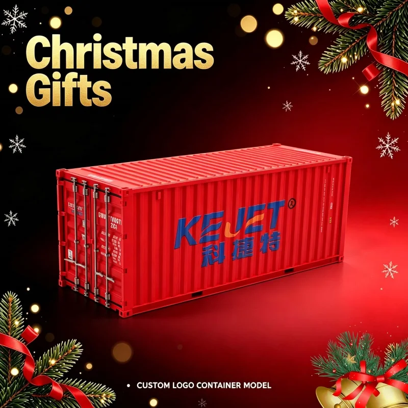【LAC】Christmas Promotion Custom Logo Container Model Bulk Order Corporate Souvenir Gift