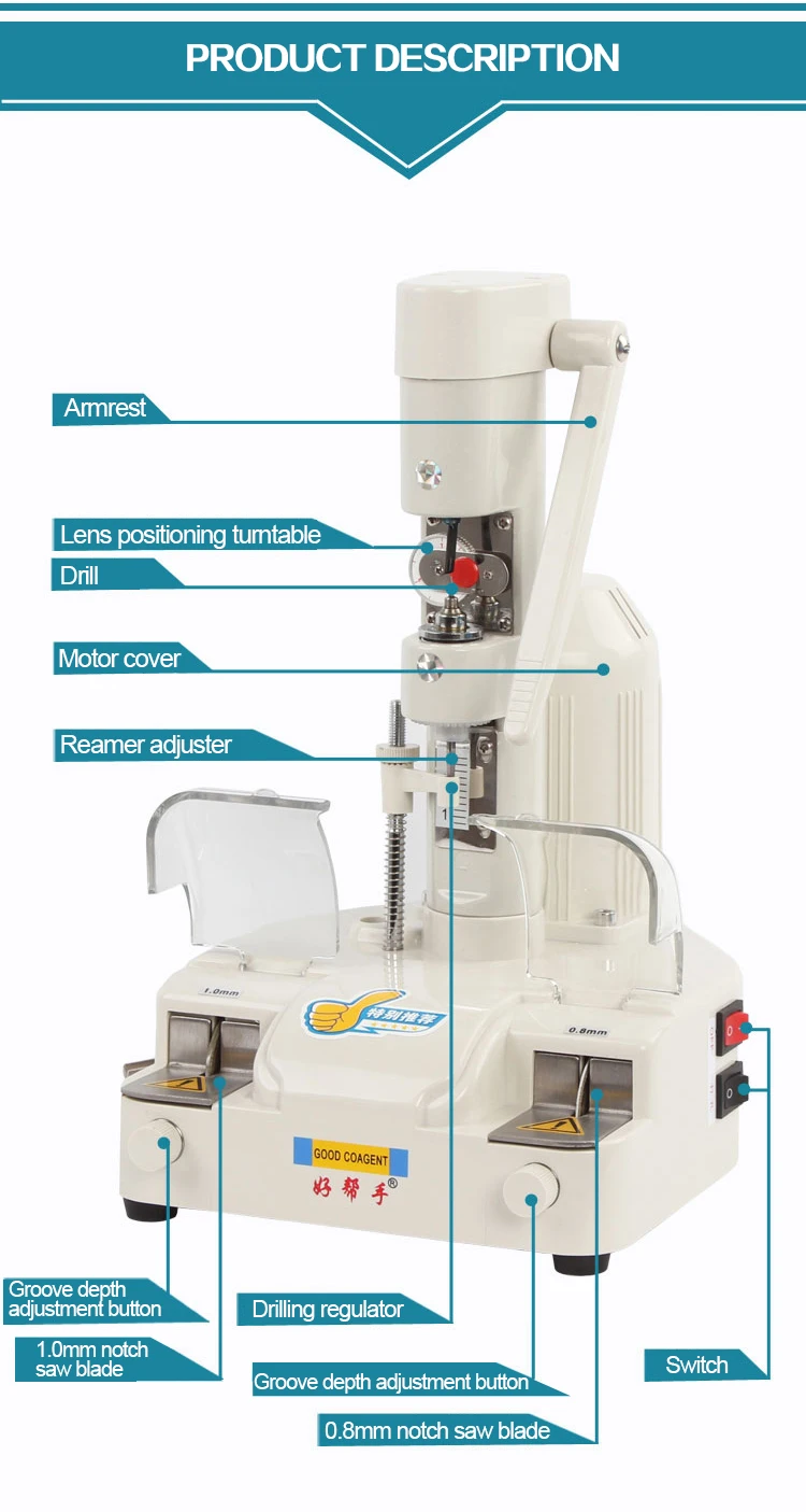 Most Popular Lens Pattern Driller CP-24C for Glasses Processing