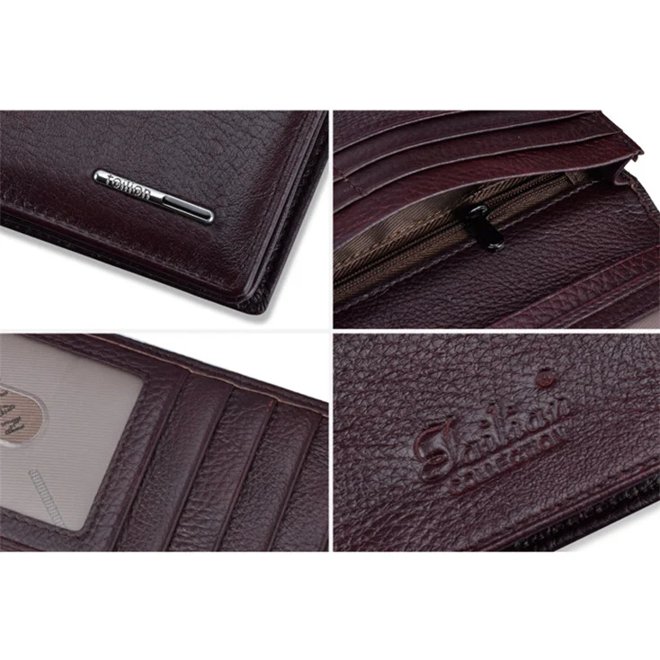 Customizable Fake Designer Wallets for Men Wallet for Man Vera Pelle Wallet Wholesale