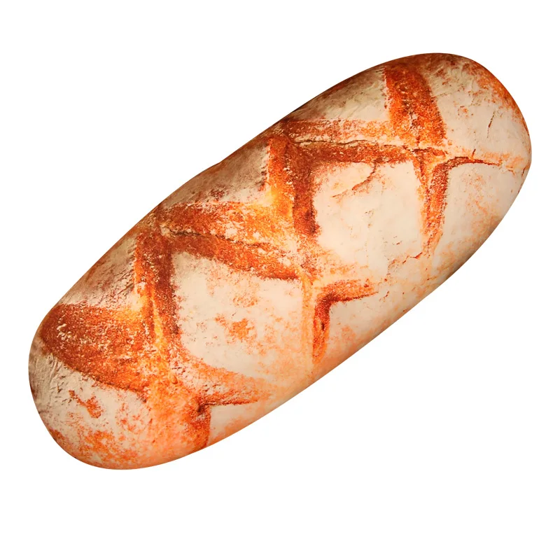 3d simulation bread pillow