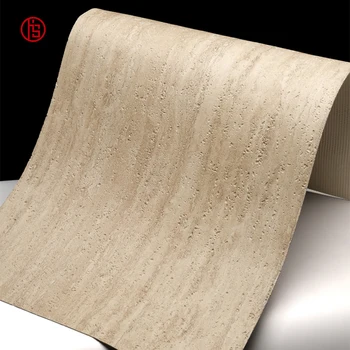 Round fine line stone board flexible stone 600*2800 cladding panels soft flexible tile