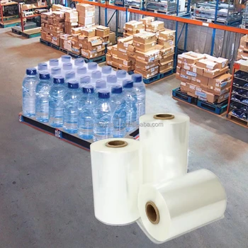Customized Logo Heat Sealed Plastic Roll Film Shrink Wrap Colored Heat Shrink Film with Printing for PackingMmachine