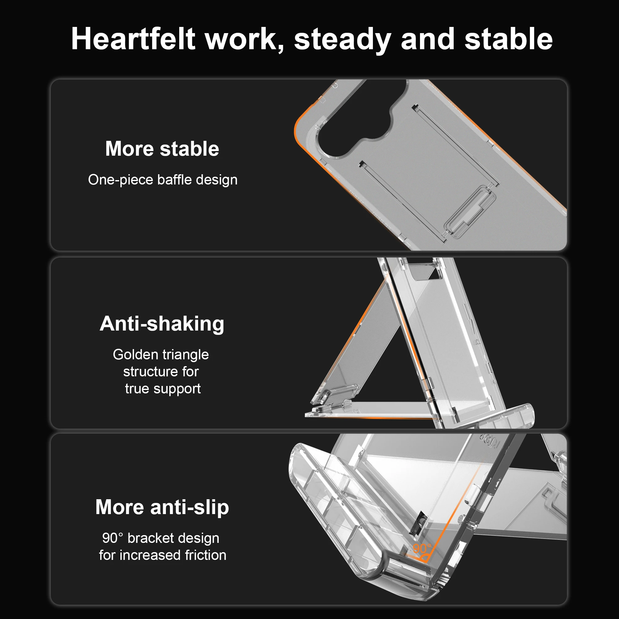 product kickstand tray tempered glass holder screen protector 9h hardness anti fingerprint easy install full cover auto dust removal kit-8