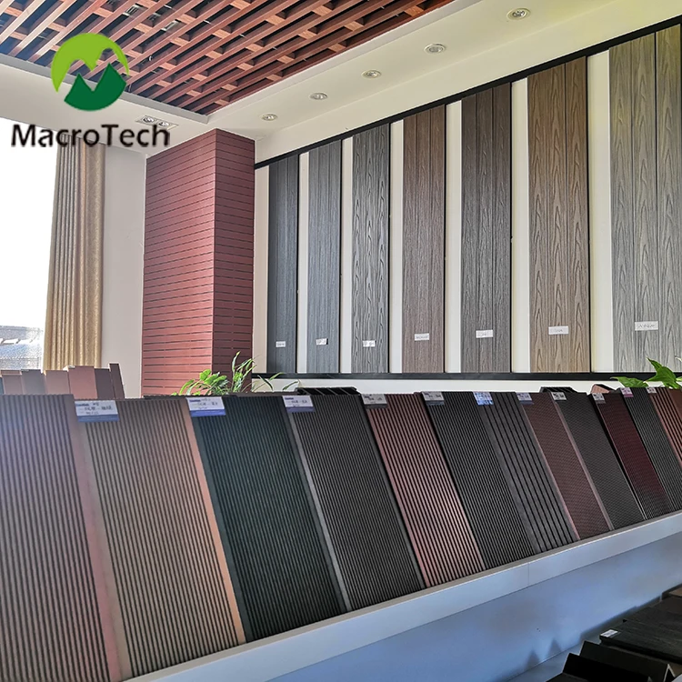 Macrotech Decking Decorative China Factory Wpc Decking Timber Wood Plastic Composite Decking Garden Supply Engineered Flooring
