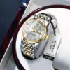 936 Two-tone White Steel Strap Model